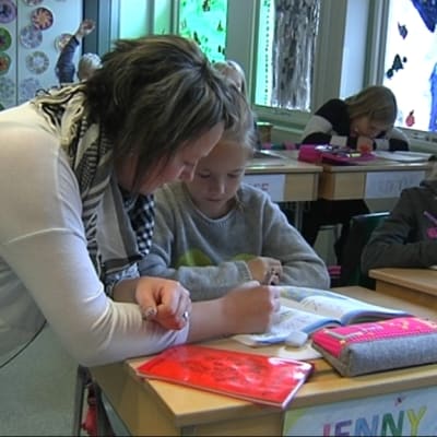 Antonia Lindholm i Höjdens skola