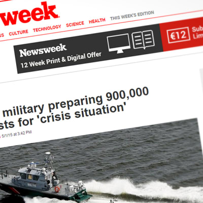 Skärmdump från sajten europe.newsweek.com.