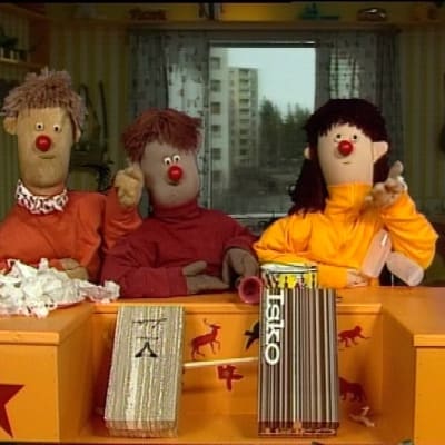 Atte, Elmeri och Mirabell leker, 1998