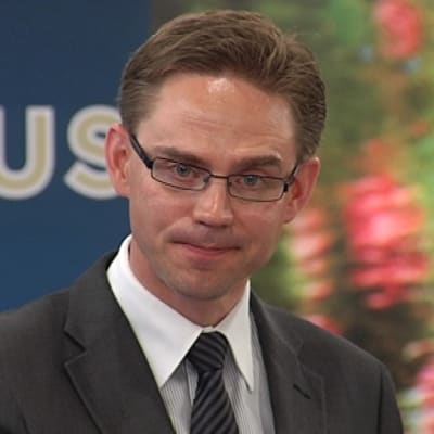 Samlingspartiets ordförande, finansminister Jyrki Katainen.