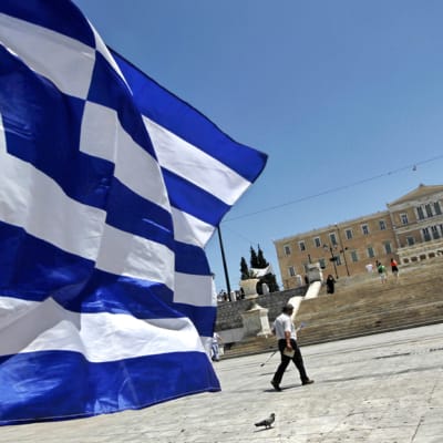 Syntagmaplatsen vid Greklands parlament