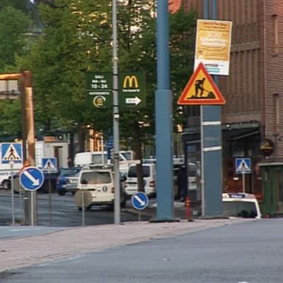 Polisen på plats i Hyvinge