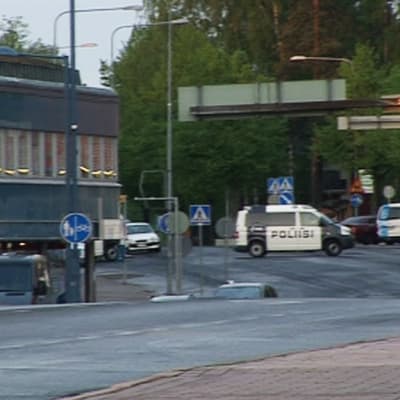 Polisen på plats i Hyvinge