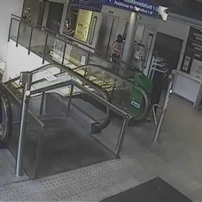Den misstänkta ofredaren