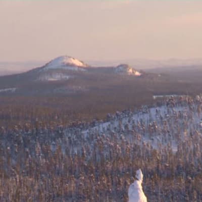 Vy över Pyhä-Luosto
