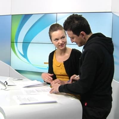 Nyheter på ryska med Katja Liukkonen och Levan Tvaltvadzen