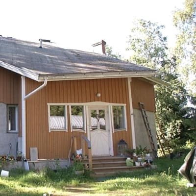 Pentti Okkonens hus i ekobyn.