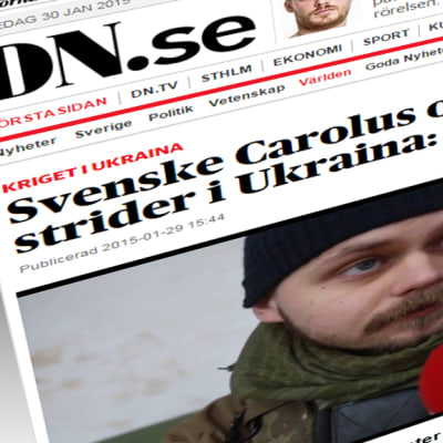 Kuvakaappaus Dagens Nyheterin www-sivuilta.