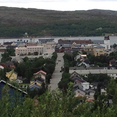 Kirkkoniemen kaupunki Pohjois-Norjassa