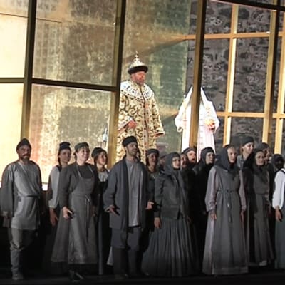 Savonlinnan Oopperajuhlien tämän kesän uutuustuotanto Boris Godunov.
