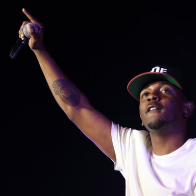 Hip hop-artisti Kendrick Lamar esiintyi White River State Parkissa, Indianapolisissa, 6. kesäkuuta 2013. 