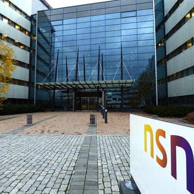 Nokian verkkoyhtiö Nokia Solutions and Networksin (NSN) pääkonttori Espoossa 29. lokakuuta 2013.