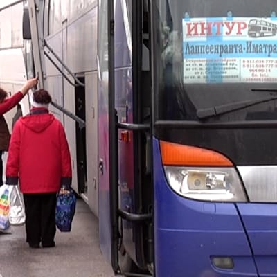 venäläinen turistibussi