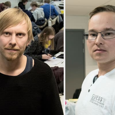 Pekka Peura (vas.) ja Olli Karkkulainen (oik.).