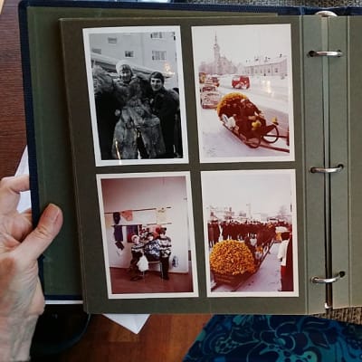 Muistoja Kajaanin tyttölyseolaisten penkkariajelulta vuonna 1966.