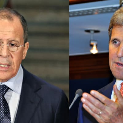 Sergei Lavrov ja John Kerry.