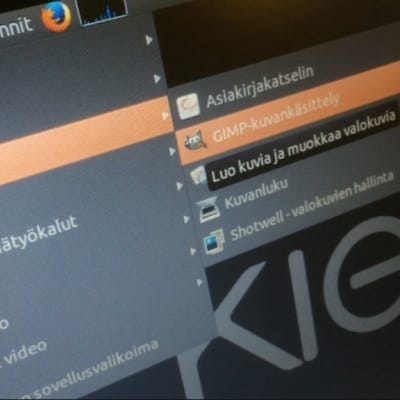 Ubuntu Linux, kuva tietokoneen näyttöruudulta