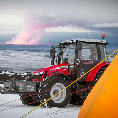 Etelänavalle lähtevää kalustoa testataan Islannissa
