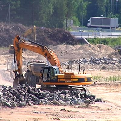Lappeenrannan Ikean työmaata