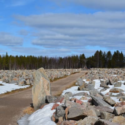 Talvisodan monumentin keskellä on muistomerkki "Avara syli ", jossa on 105 vaskikelloa, yksi jokaista talvisodan päivää kohti.