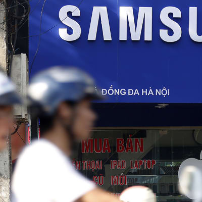 Samsungin liike Hanoissa.