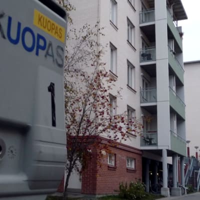 Kuopaksen opiskelija-asuntoja Pyöräkadulla Kuopiossa.