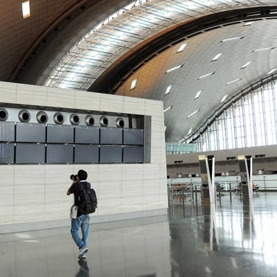 Hamadin lentoasema Qatarissa.