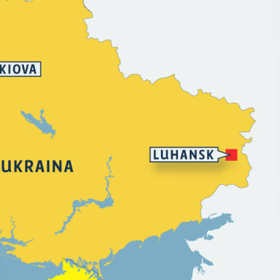 Ukrainan kartta.