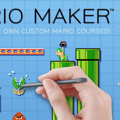 Mario Maker -peli.