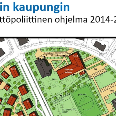 Sivukaappaus Kajaanin kaupungin maankäyttöpoliittisesta ohjelmasta.