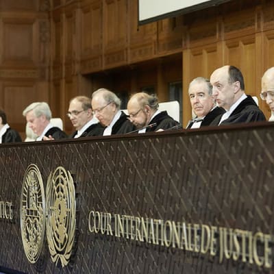 Haagin kansainvälinen tuomioistuin.