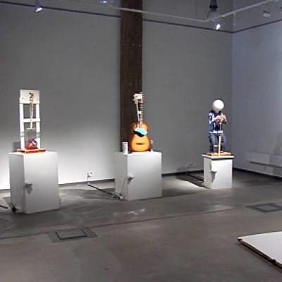 Mediataideteoksia Galleria Ratamossa.