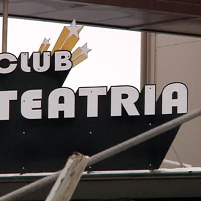 Club Teatria -kyltti