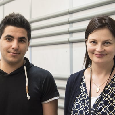Kristiina Kokko ja Shadi Hatem