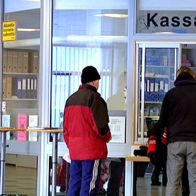 Imatran uimahallin kassa