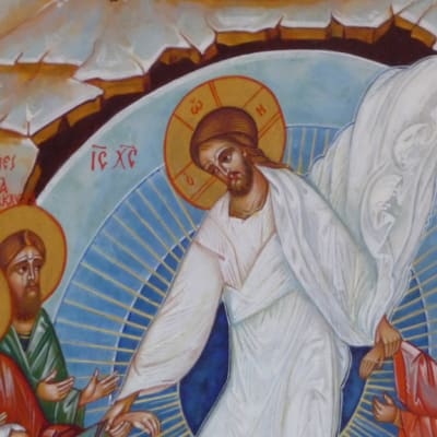 Kristuksen ylösnousemus -ikoni.