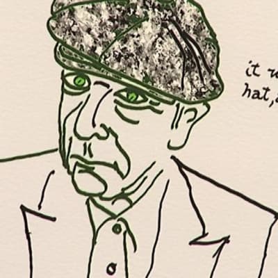 Leonard Cohen's self-portrait.