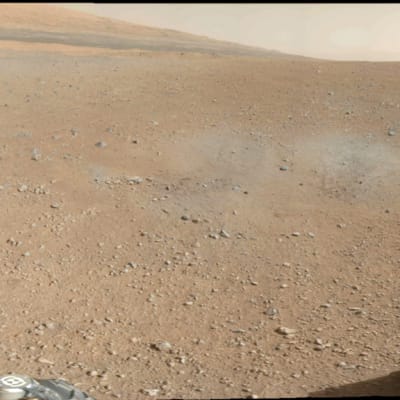 Nasan Curiosity-mönkijän 9.elokuuta lähettämä kuva Marsin pinnasta.