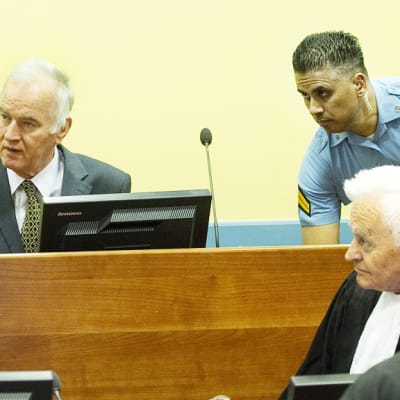 Ratko Mladic Haagissa 16. toukokuuta 2012.