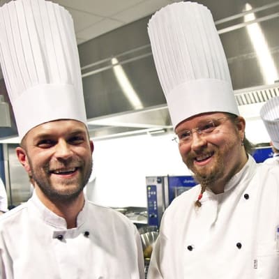Jussi Kumpulainen (vas.) ja Petteri Seurujärvi