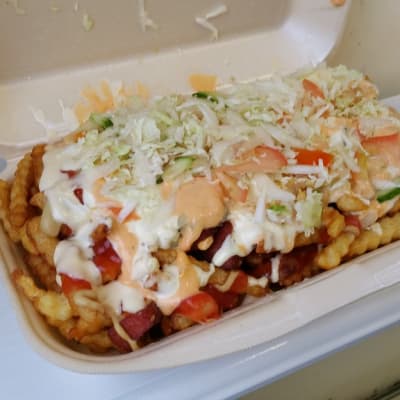 Taksari on makkaraperunat Jyväskylässä.