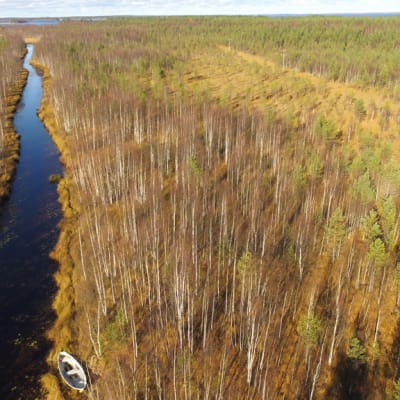 Önkkörin kanava Oulujärvessä.