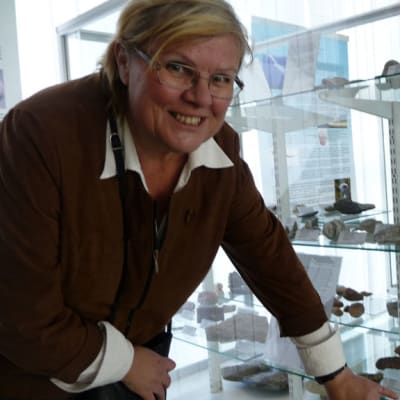 Paleontologi Anneli Uutela.