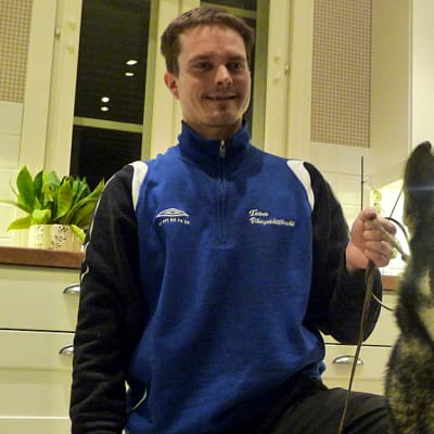 Jarno Hautamäki ja menetyksekäs jämtlanninpystykorva Taisto