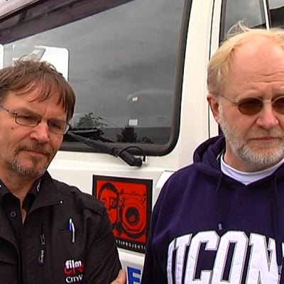 Tuottajat Juha Huttunen ja Kai Kuntola