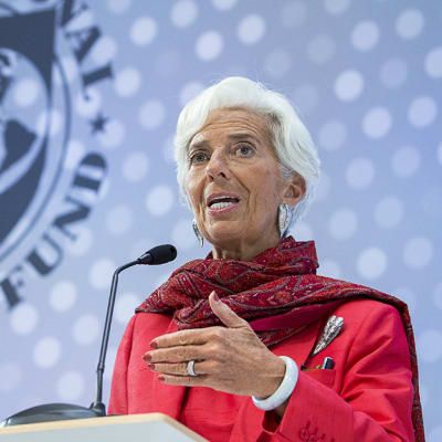 Kansainvälisen valuuttarahaston IMF:n johtaja Christine Lagarde.