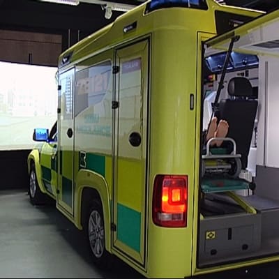 Ambulanssisimulaattori.
