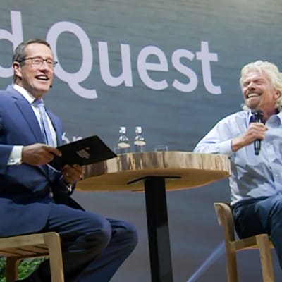 Richard Quest ja Richard Branson