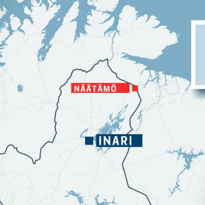 Näätämö suomen kartalla