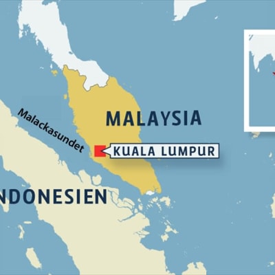 Malaysia ligger mitt i Sydostasien, mellan Malackasundet och Sydkinesiska sjön.
